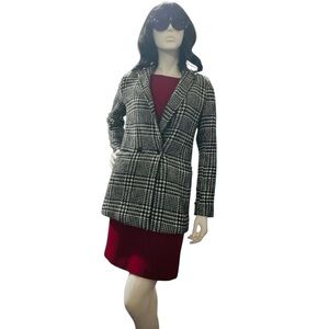 Talbot Black and White Houndstooth Size 4 Jacket